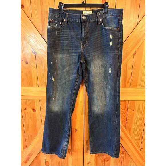 Aeropostale Benton Original Bootcut Mens Size 34/32 Blue Denim Jeans (4085) - Picture 1 of 7